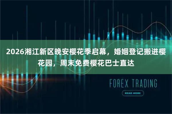 2026湘江新区晚安樱花季启幕，婚姻登记搬进樱花园，周末免费樱花巴士直达