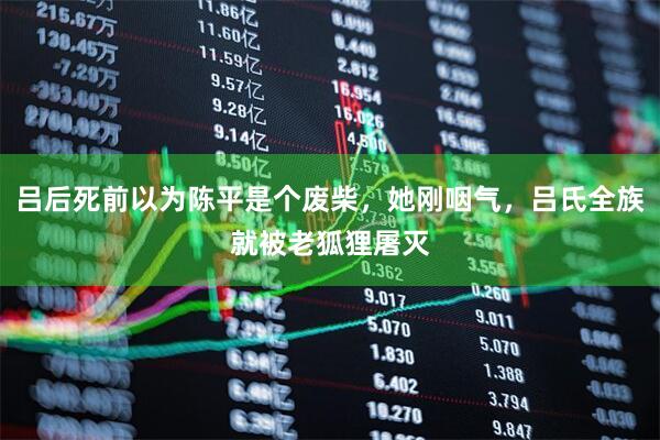 吕后死前以为陈平是个废柴，她刚咽气，吕氏全族就被老狐狸屠灭